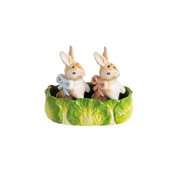 MUD PIE BUNNY SALT AND PEPPER SET