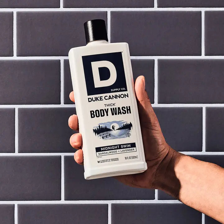 Duke Cannon Body Wash - Midnight Swim 18oz