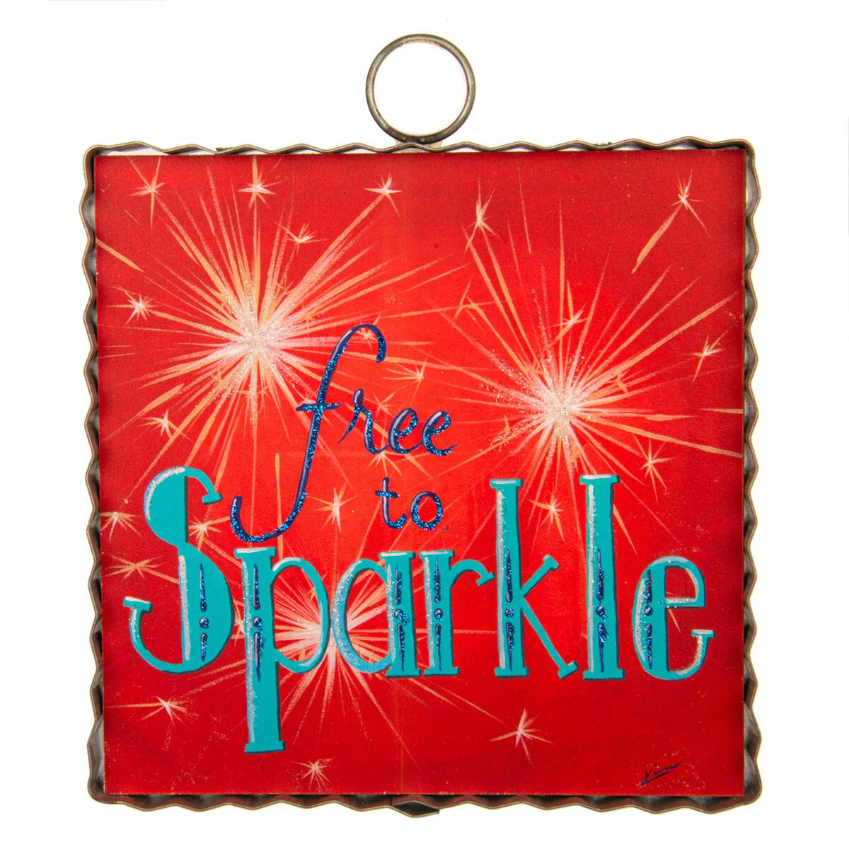 The Round Top Collection Mini Free To Sparkle Print