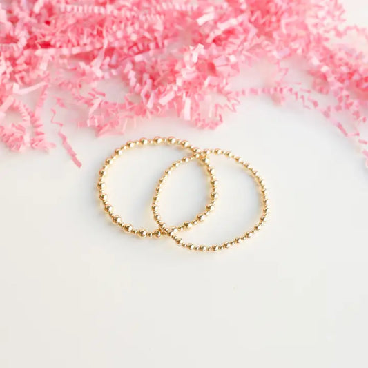 Beaded Blondes Mini Katy Bracelet in Gold