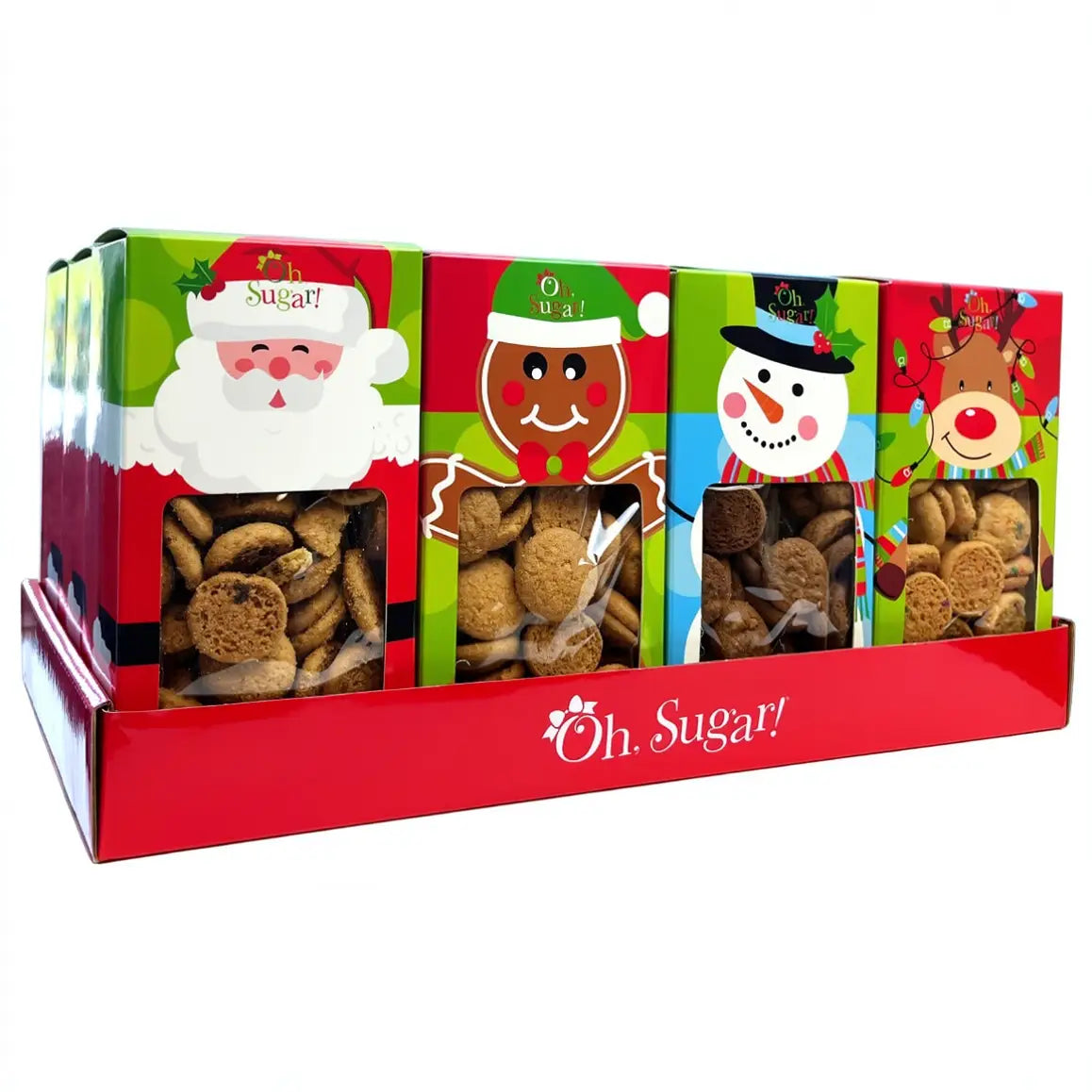 Oh, Sugar! Cookies - Christmas Mixed Flavor - 5 oz Boxes