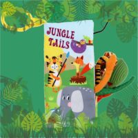 Bebe Mondo Tails Cloth Book Jungle with Teether