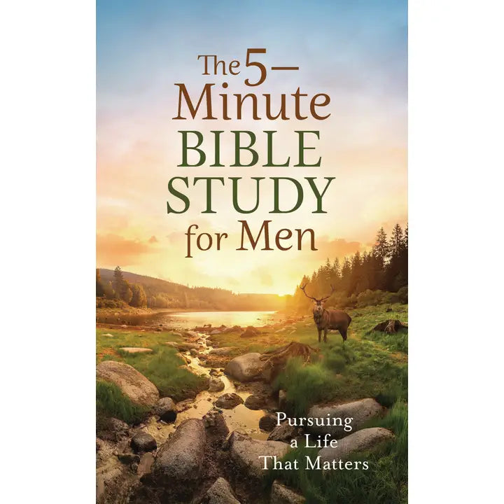 The 5-Minute Bible Study For Men: Pursuing A Life That Matters