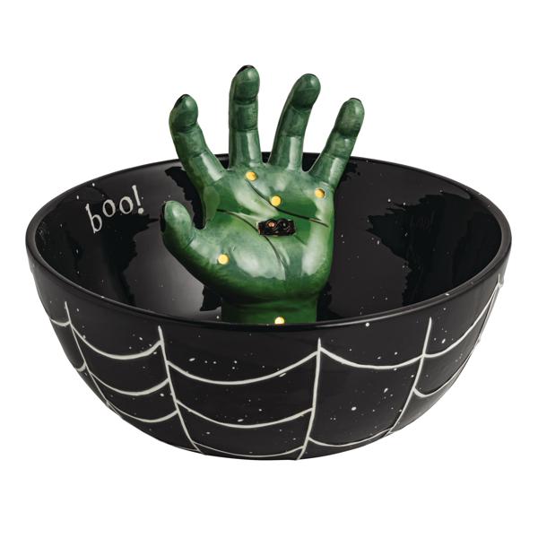 MUD PIE LED SOUND HALLOWEEN BOWL
