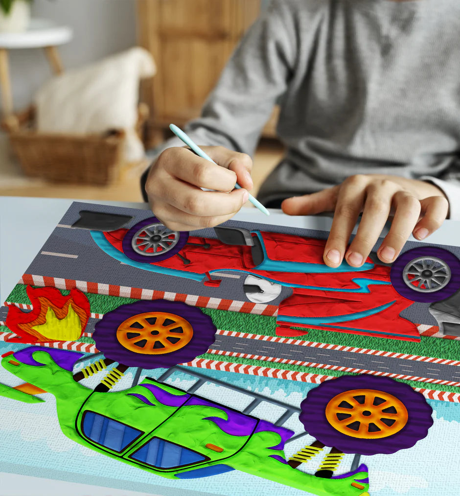SPLAT PLANET CAR CLAY PAINTING
