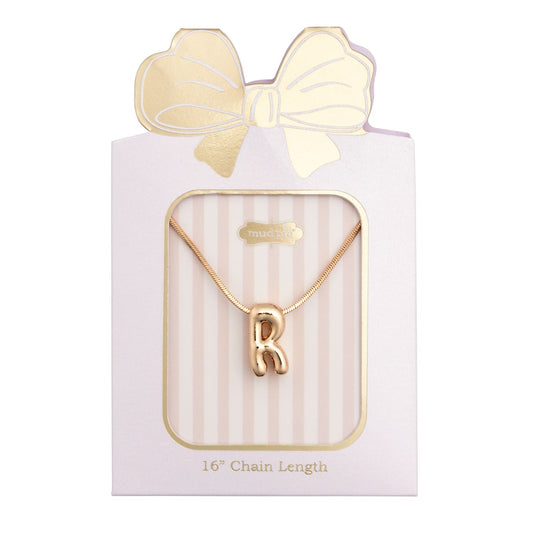 MUD PIE R INITIAL NECKLACE