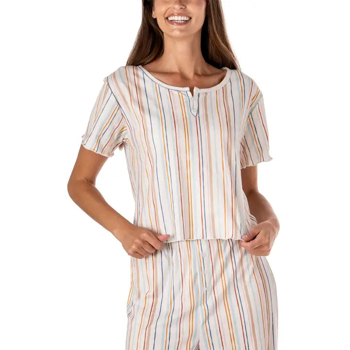 Hello Mello Snooze Fest Ribbed Top