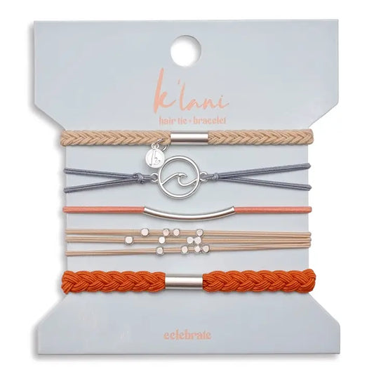 K'Lani Hair Tie Bracelets Celebrate Hair Tie Bracelet