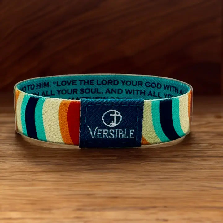 Versible Vibrations / Matthew 22:37 Wristband