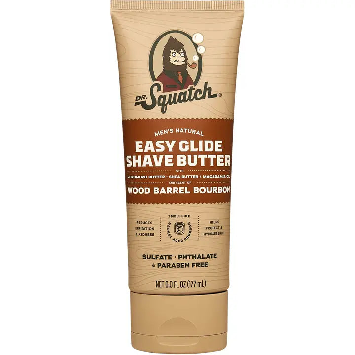 Dr. Squatch Easy Glide Shave Butter Wood Barrel Bourbon