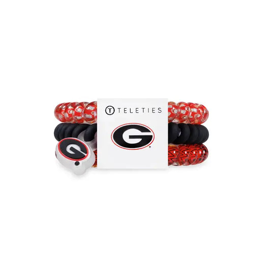 Teleties Spiral Hair Coils | Small | Go Dawgs! Hair Ties