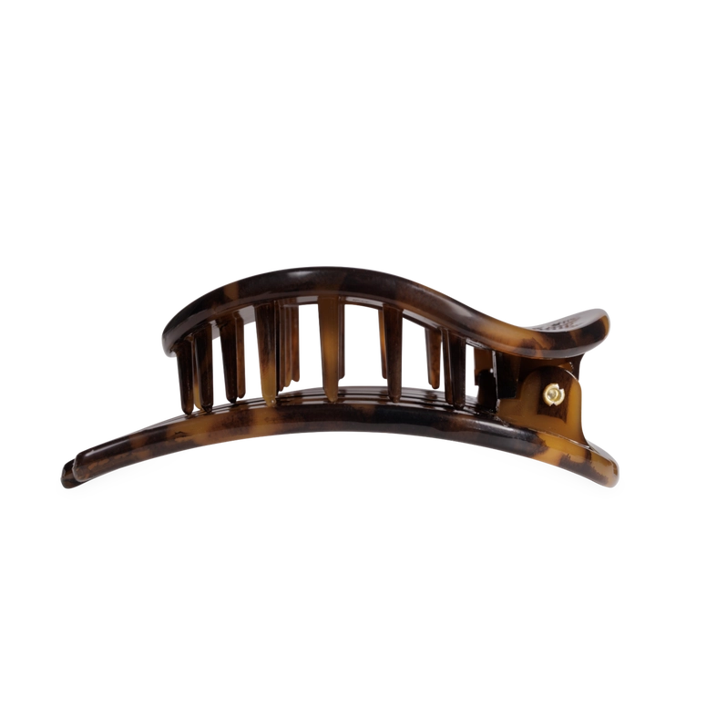 Teleties Tortoise | Large| Flat Circle Hair Clip