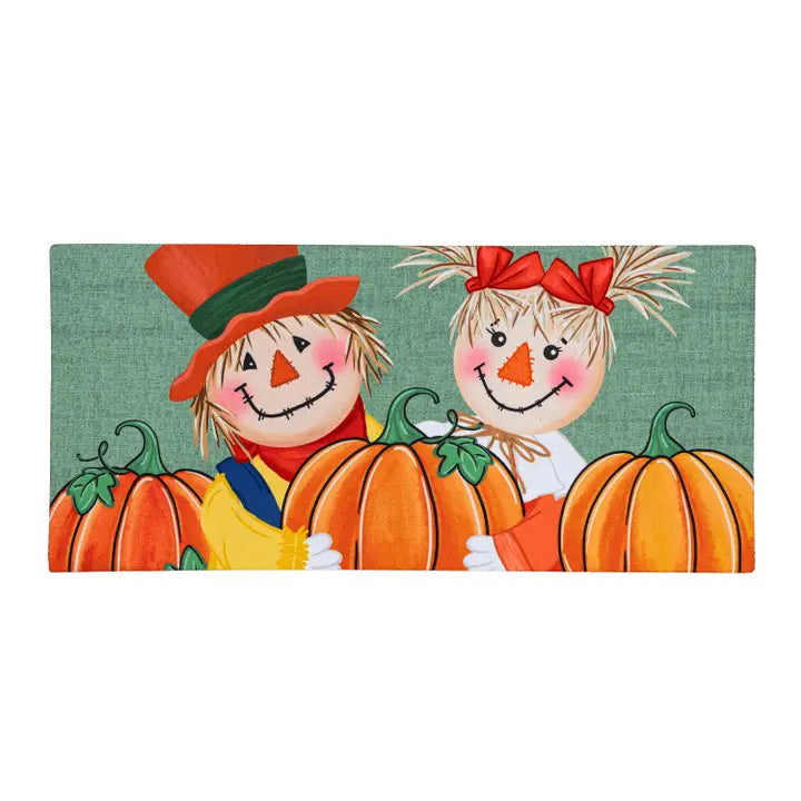 Evergreen Enterprises Couple of Scarecrows Sassafras Switch Mat