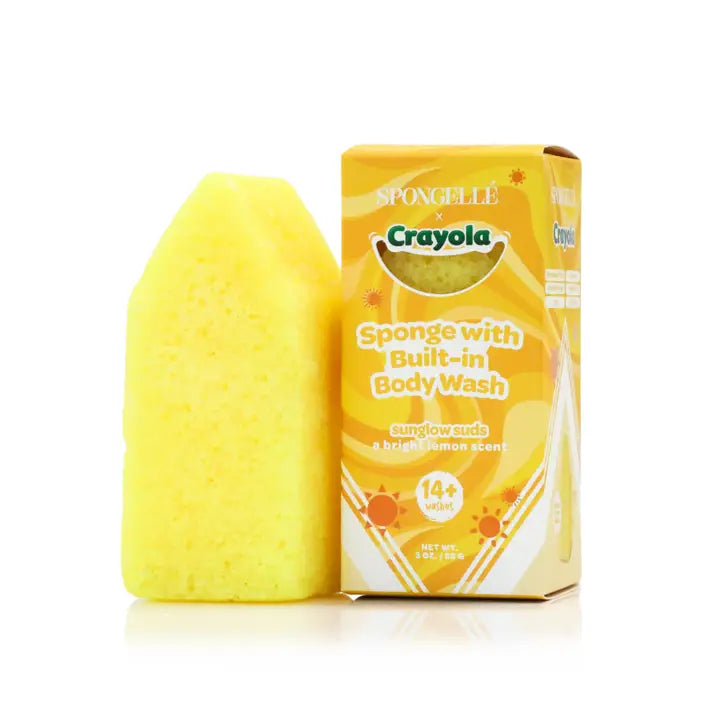 Spongelle Sunglow Suds Body Buffer | Crayola X Spongellé | Crayon