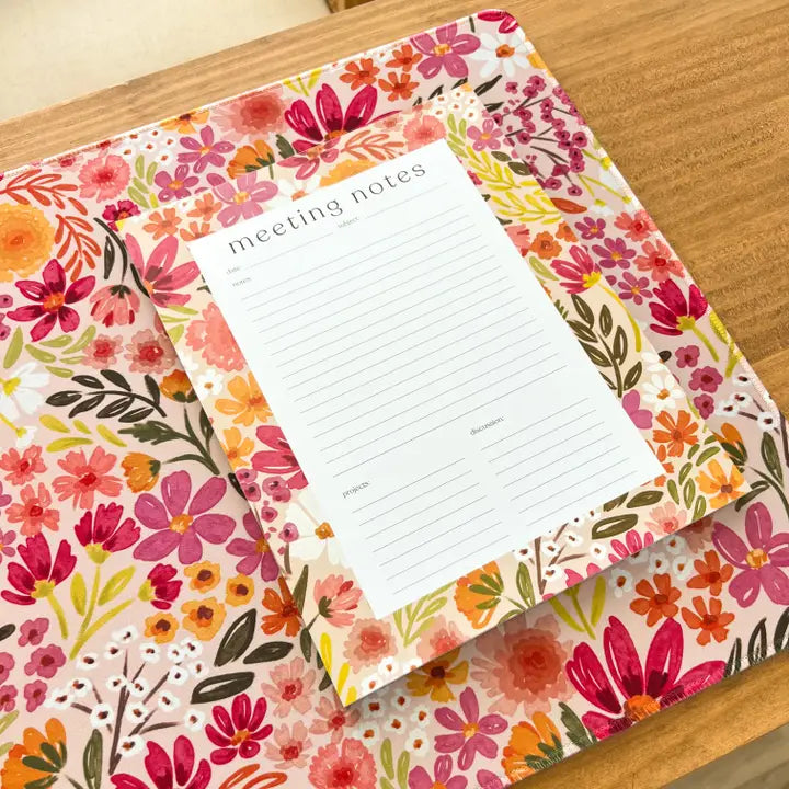 Elyse Breanne Design Primrose Petals Desk Pad-Regular