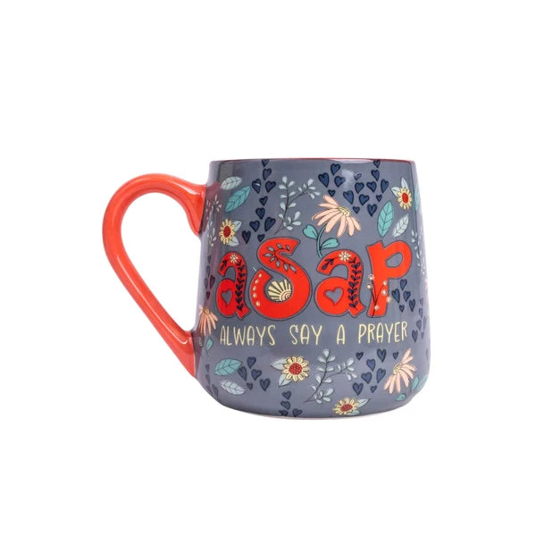Uplifted & Inspired Stoneware Mug: ASAP