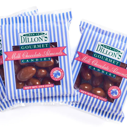 Dillon's Gourmet Milk Chocolate Almonds, 3 oz