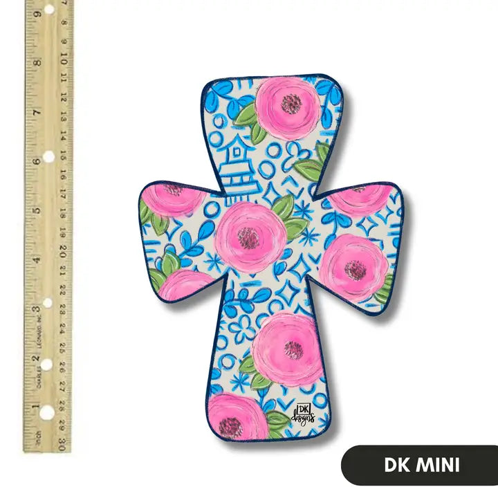 DK Designs Flower Cross Mini