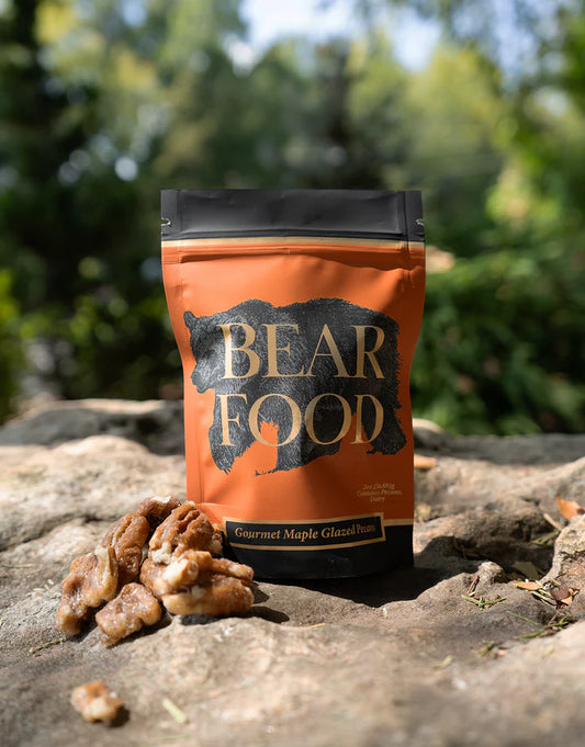Bear Food Maple Glazed Gourmet Pecans-6.5oz Pouch
