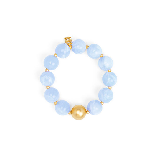 ZENZII Glossy Resin Bracelet-Light Blue