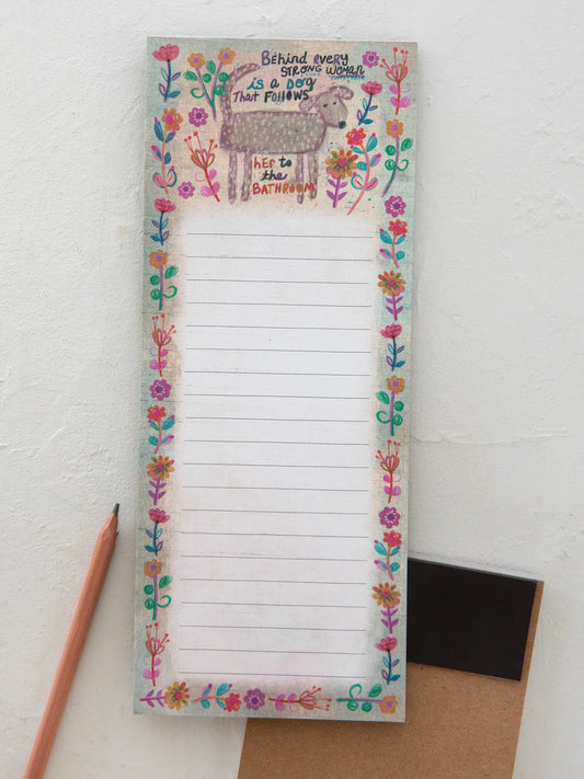 Natural Life Magnetic List Pad-Behind Every Strong Woman