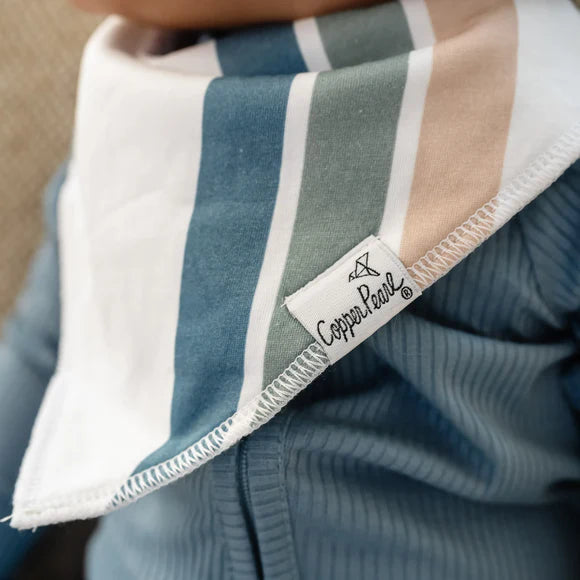 COPPER PEARL RYDER BANDANA BIB SET