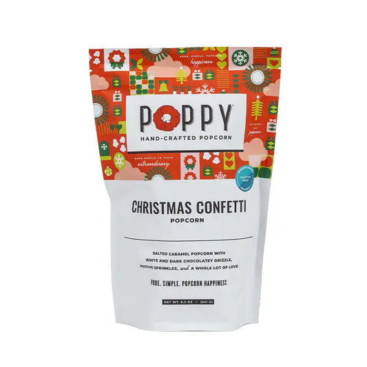 Poppy Christmas Confetti Popcorn