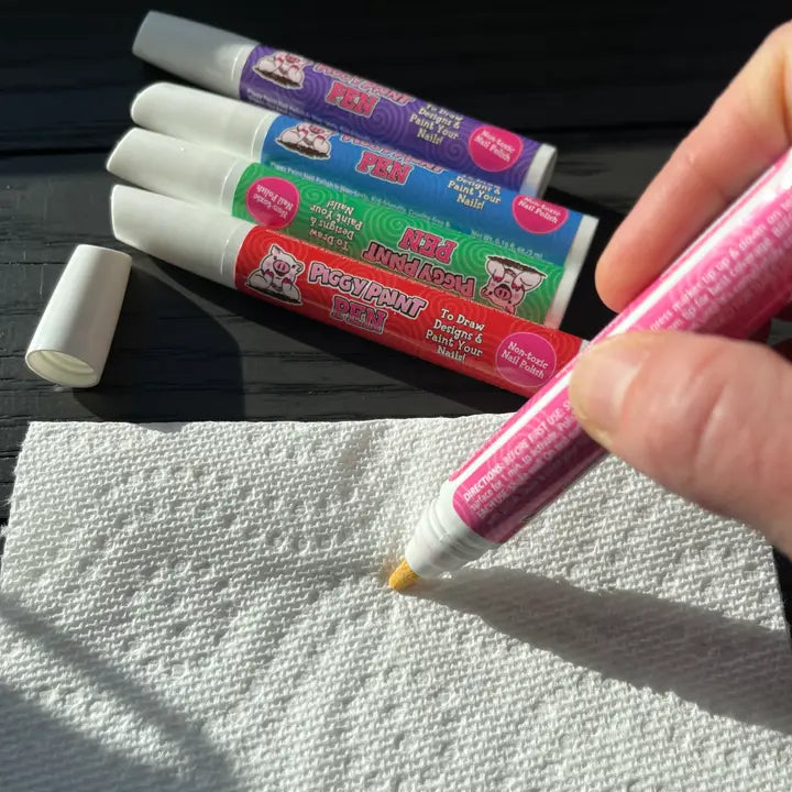 Piggy Pink Piggy Paint Pen Non-Toxic Kids Nail Polish