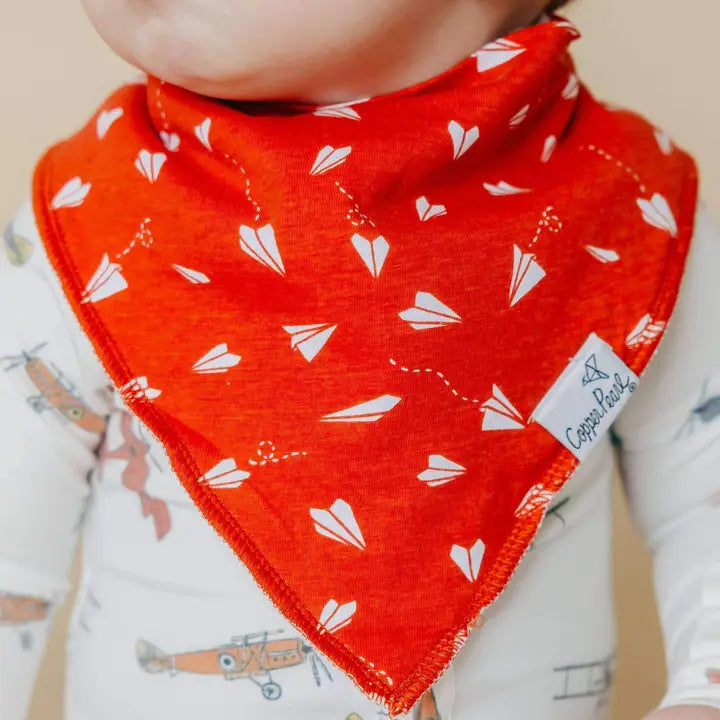 Copper Pearl Baby Bandana Bibs - Ace