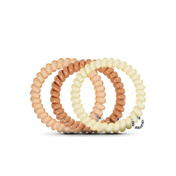 Teleties Spiral Hair Coils | Small | For the Love of Nudes Hair Ties