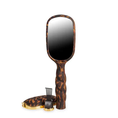 TELETIES DETANGLER HAIR BRUSH FOR FINE HAIR - TORTOISE