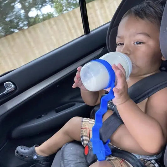 Busy Baby Bottle Bungee-Blue
