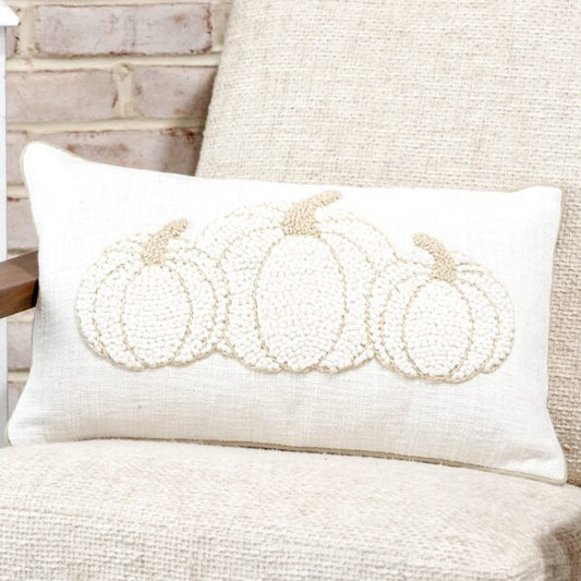 Pd HOME 20 X 12 TRIPLE PUMPKIN PILLOW