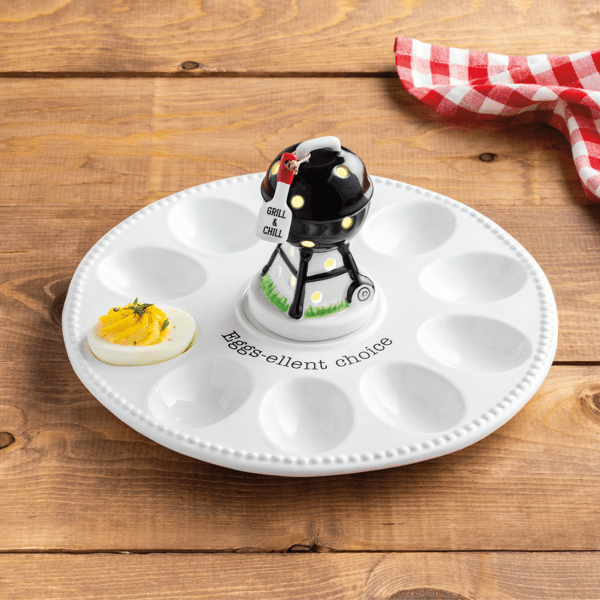 MUD PIE GRILL LIGHT-UP SITTER