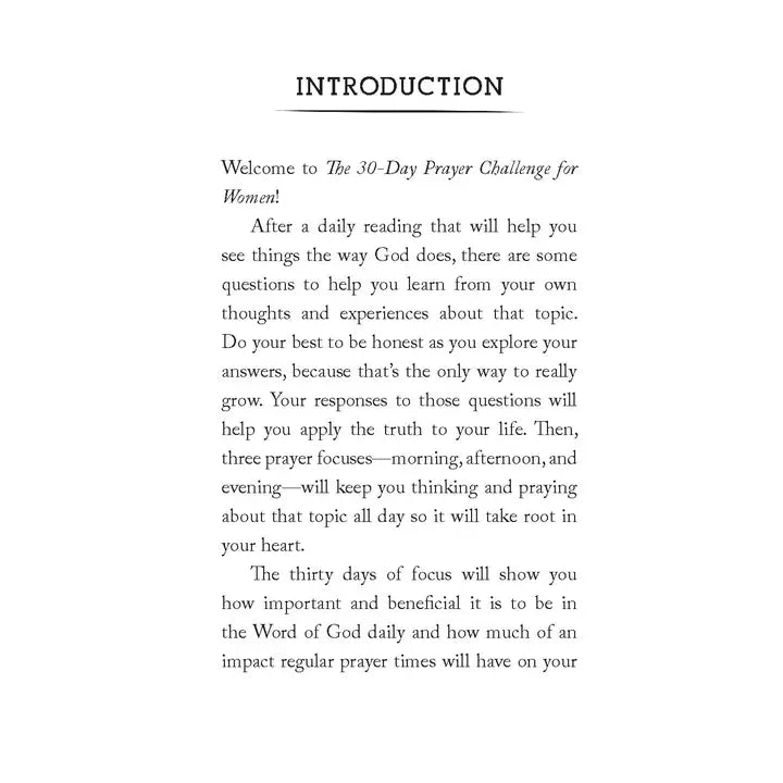 The 30-Day Prayer Challenge For Women