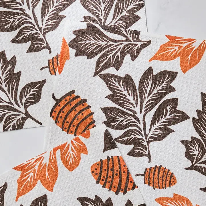 Geometry Woodland Waltz Dishcloth Set