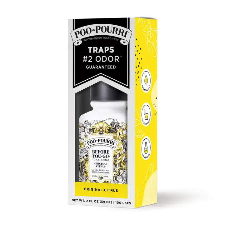 Poo~Pourri Original Citrus Toilet Spray 2oz Boxed