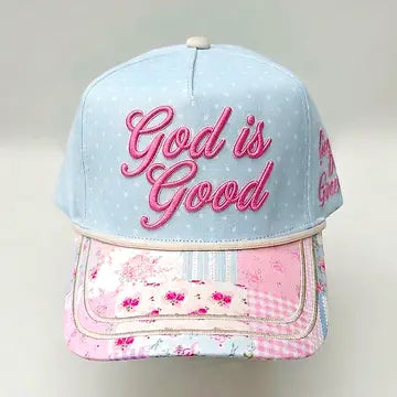 God Is Good Embroidered Hat