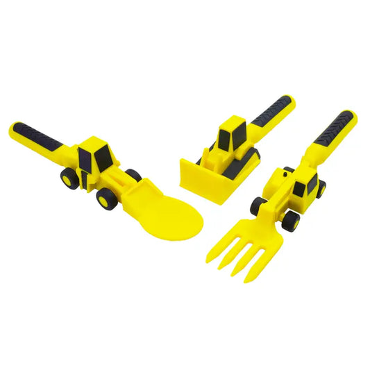Constructive Eating Set of 3 Construction Utensils