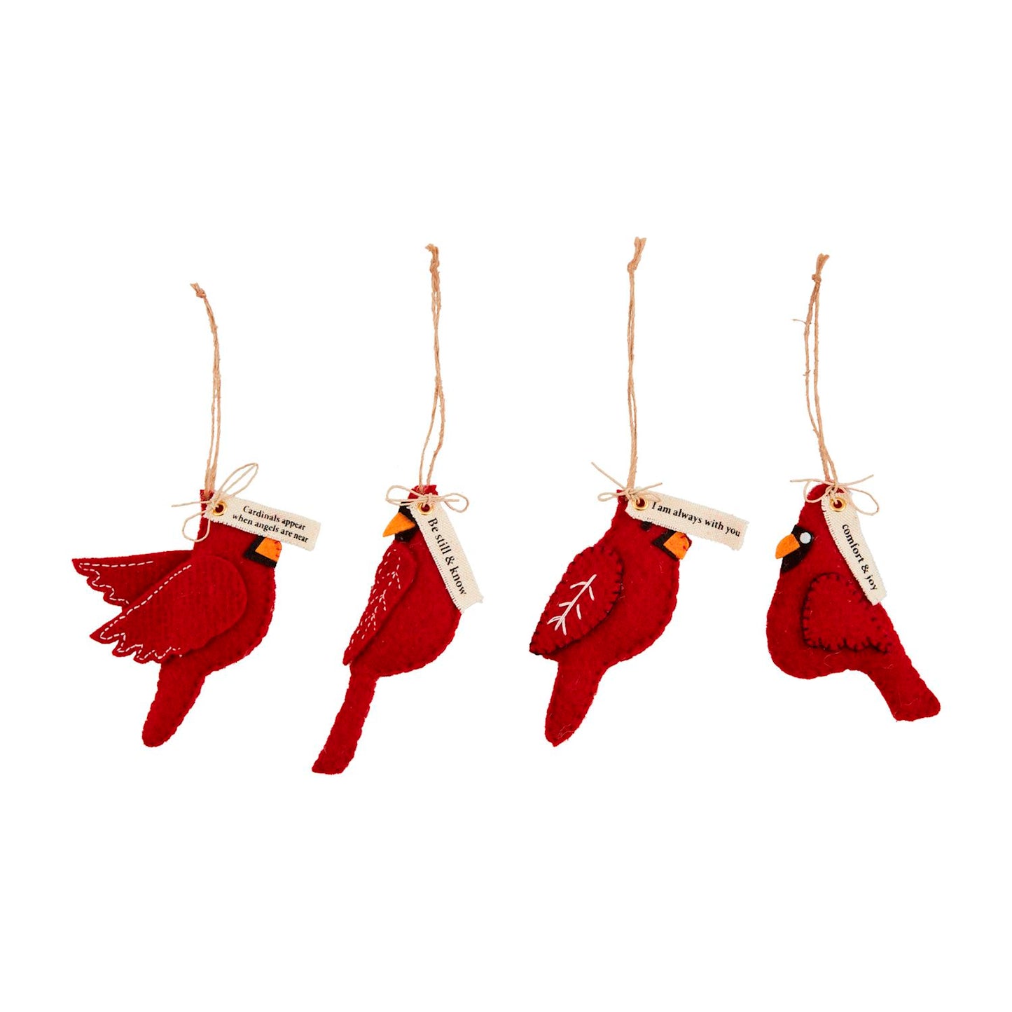 MUD PIE CARDINAL ORNAMENTS