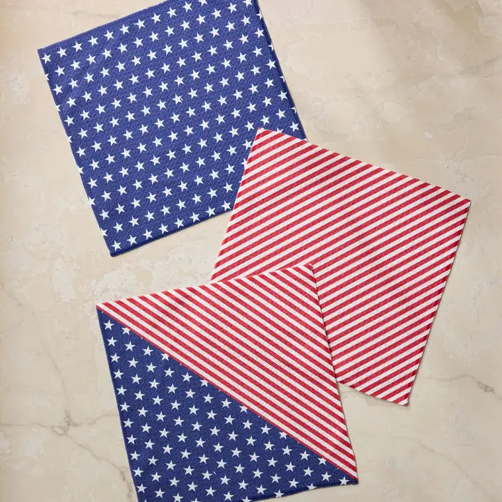 Geometry Liberty Dishcloth Set