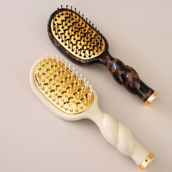 Teleties Mini Vented Hair Brush - Tan