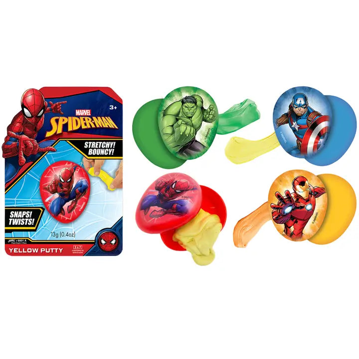 Marvel Avengers Slime Filled Egg, Bouncy Sensory Putty 3+