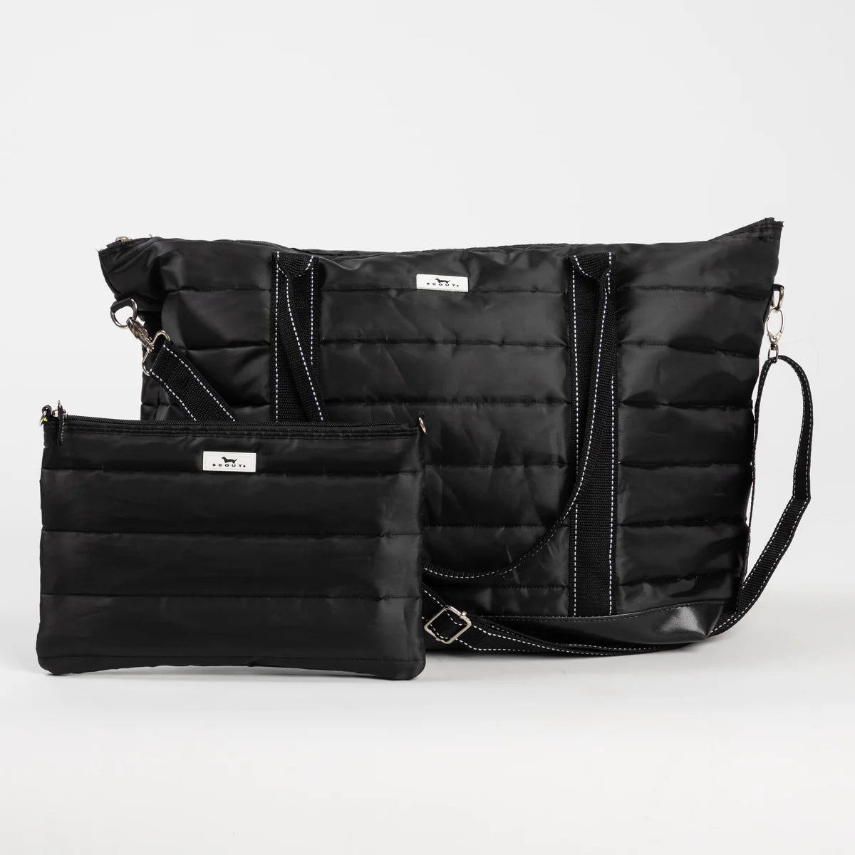 SCOUT TRIPLE ADVISOR TRAVEL BAG- BLACK PUFFER