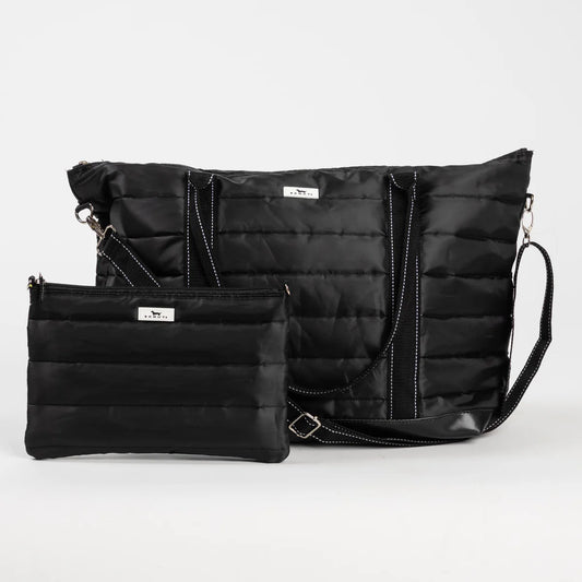 SCOUT TRIPLE ADVISOR TRAVEL BAG- BLACK PUFFER