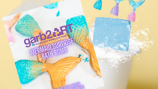 garb2ART Surprise Bath Bombs Mermaid