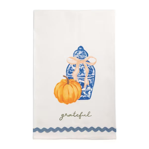 MUD PIE GRATEFUL TOPIARY TOWEL