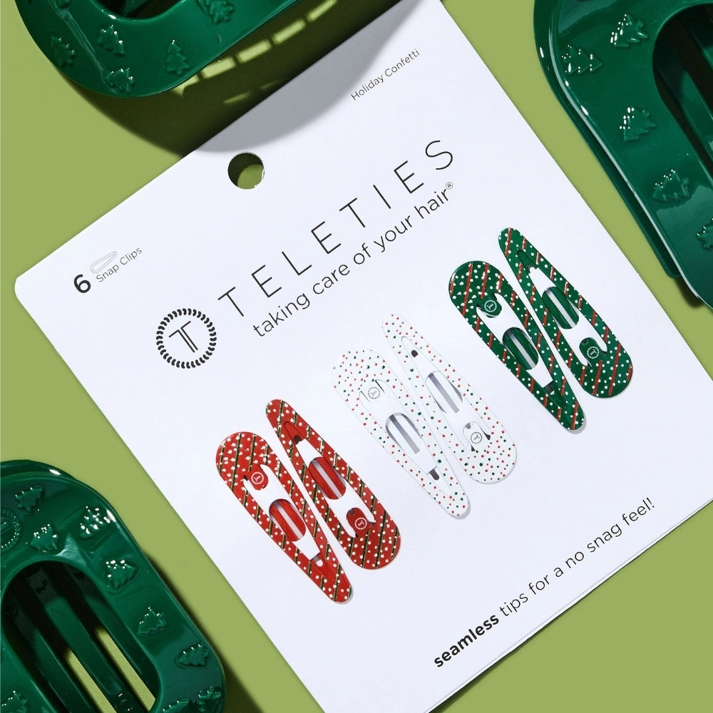 Teleties Holiday Confetti | Hair Clip