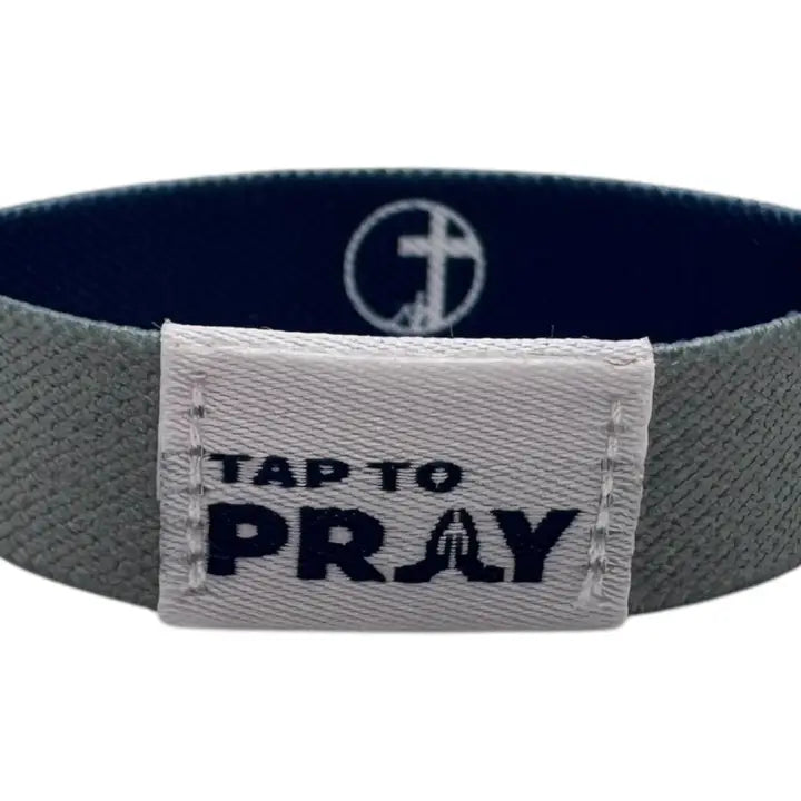 Versible Tap To Pray™ Wristbands - Navy & Grey