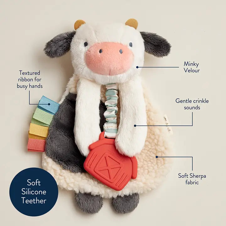 Itzy Ritzy Cow Itzy Friends Lovey™ Plush